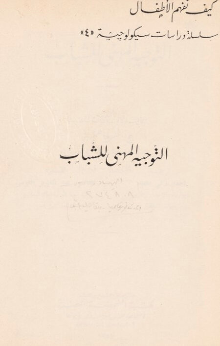 التوجيه المهني للشباب