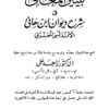 تبيين المعاني في شرح ديوان ابن هاني