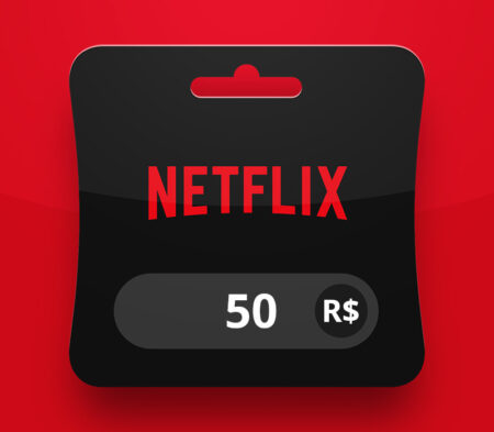 اشتراك بطاقة هدية نتفليكس بقيمة 50 ريال برازيلي