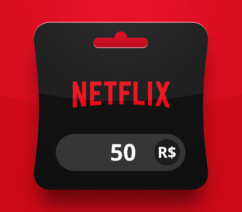 اشتراك بطاقة هدية نتفليكس بقيمة 50 ريال برازيلي