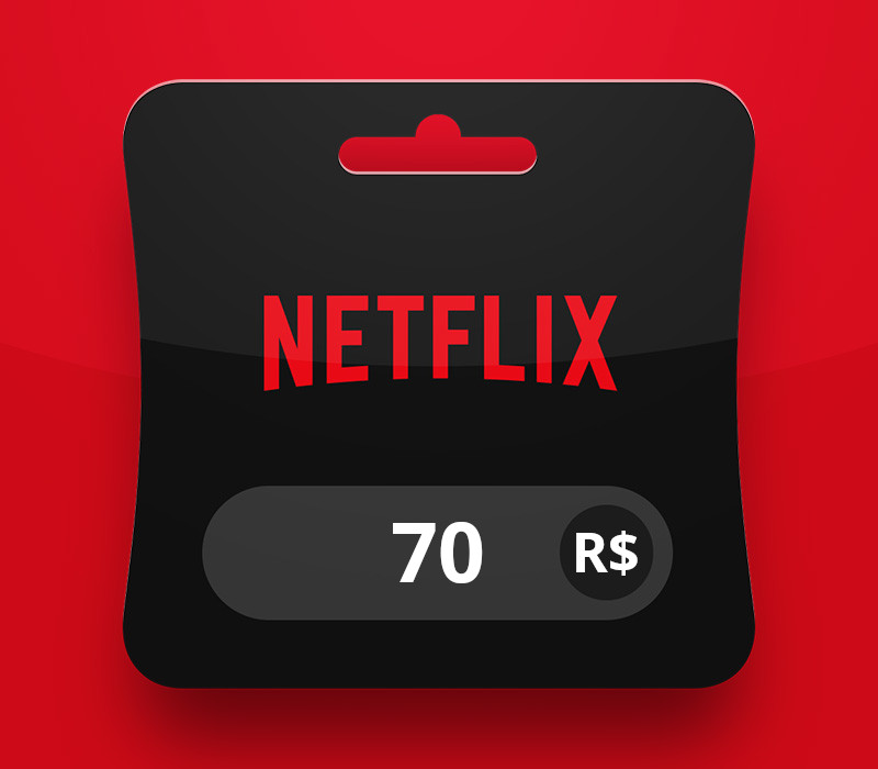 اشتراك نتفليكس البرازيل – بطاقة هدية بقيمة 70 ريال برازيلي