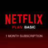 Netflix - 1 month Basic Plan Subscription ACCOUNT